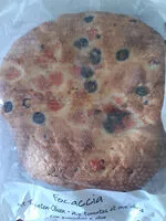 Mängden socker i Focaccia aux tomates et aux olives