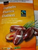 Mängden socker i Datteln