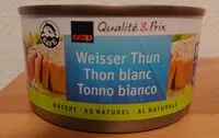 Mängden socker i Thon blanc