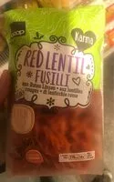 Mängden socker i Karma Red Lentil Fusilli