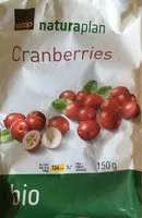 Mängden socker i Coop Naturaplan Cranberries Bio