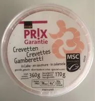 Mängden socker i Crevette en saumure