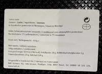 Mängden socker i Filets de saumon sans peau (600g)