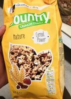 Mängden socker i Country crunchy müesli