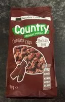 Mängden socker i Country crunchy muesli chocolate chips