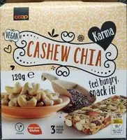 Mängden socker i Cashew Chia