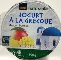 Mängden socker i Naturaplan - Yogurt à la grecque Mangue