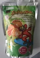 Mängden socker i Jamadu JaFrutta