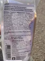 Mängden socker i Thun Sandwich