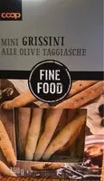 Mängden socker i Mini Grissini alle olive taggiasche