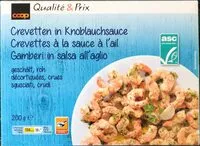 Mängden socker i Crevettes à la sauce à l'ail