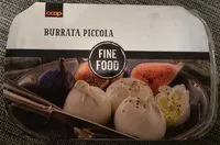 Mängden socker i Burrata Piccola