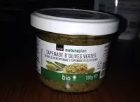 Mängden socker i Tapenade olives vertes