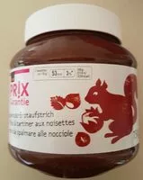 Mängden socker i Pâte à tartiner aux noisettes