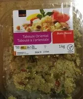 Mängden socker i Taboulé oriental