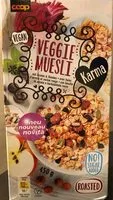 Mängden socker i Veggie muesli
