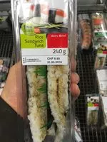 Mängden socker i Rice sandwich tuna