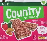 Mängden socker i Coop Naturaplan Country Soft Snack Raspberry Almond