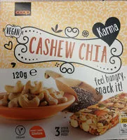 Mängden socker i Cashew Chia
