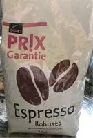 Mängden socker i Espresso robusta