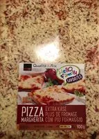 Mängden socker i Pizza Margherita plus de fromage