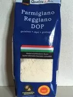 Mängden socker i Parmigiano Reggiano DOP gerieben