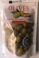 Mängden socker i Oliven grün Hojiblanca