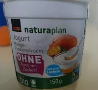 Mängden socker i Jogurt Mangue Fruit de la passion