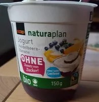 Mängden socker i Jogurt heidelbeere-banane