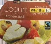 Mängden socker i Yogourt Birchermuesli