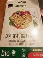 Mängden socker i Burger de légumes "Coeur"