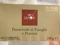 Mängden socker i Panzerotti ai funghi e porcini