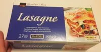 Mängden socker i Feuille de lasagne