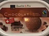 Mängden socker i Glace chocolat, qualité&prix