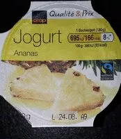 Mängden socker i Jogurt Ananas