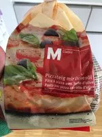 Mängden socker i Pàte a pizza avec huile d'olive