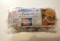Mängden socker i American Favorites XXL burger buns