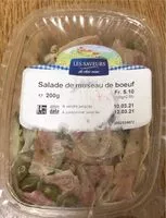 Mängden socker i Salade de museau de boeuf