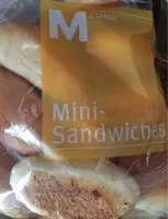 Mängden socker i Mini-sandwiches