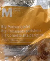 Mängden socker i Croissant parisiens