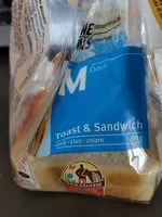 Mängden socker i Toast & Sandwich