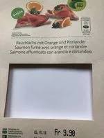Mängden socker i Saumon fumé avec orange et coriandre