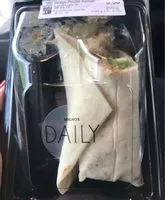 Mängden socker i Wrap poulet  avocat