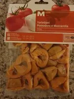 Mängden socker i Tortelloni Pomodoro e Mozzarella