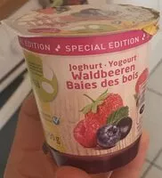 Mängden socker i Yogourt baies des bois sans lactose