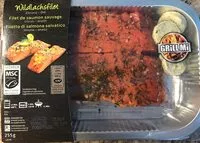 Mängden socker i Filet de saumon sauvage