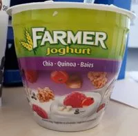 Mängden socker i Farmer joghurt chia-quinoa-baies