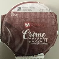 Mängden socker i Crème dessert chocolat