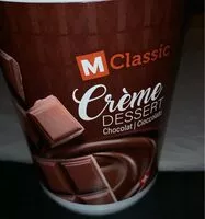 Mängden socker i Creme dessert chocolat