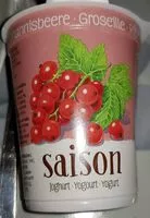 Mängden socker i Yoghourt groseille